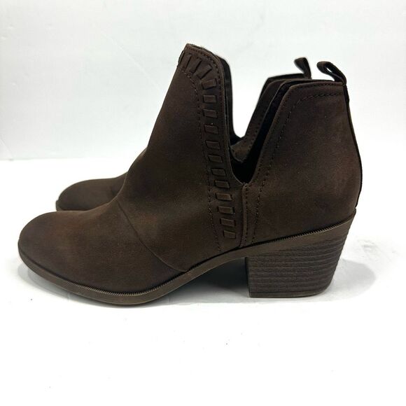 Rock & Candy by Zigi Lipton Brown Women's Ankle Booties Sz 7 - Picture 1 of 9